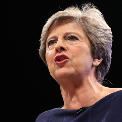Theresa May gives Conservative party speech