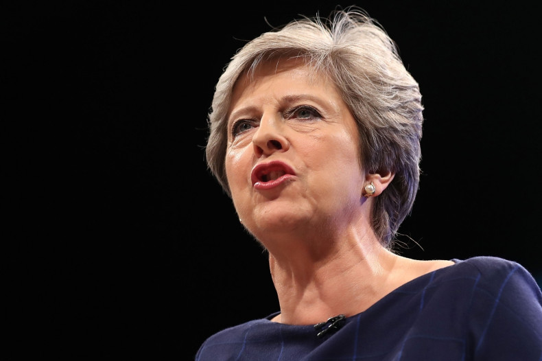 Theresa May gives Conservative party speech