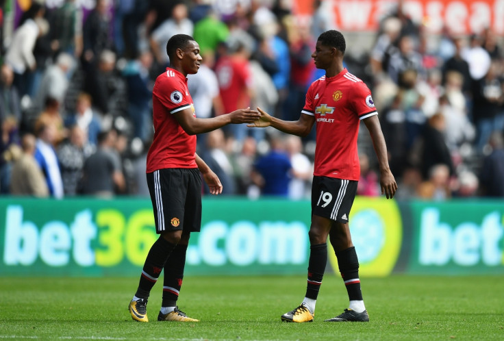 Anthony Martial and Macus Rashford