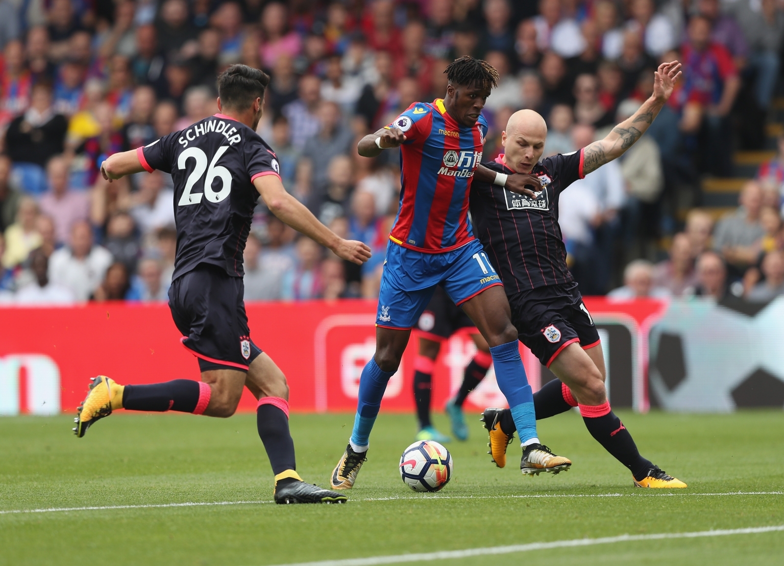 Key Winger Wilfried Zaha Returns To Crystal Palace Training Before ...