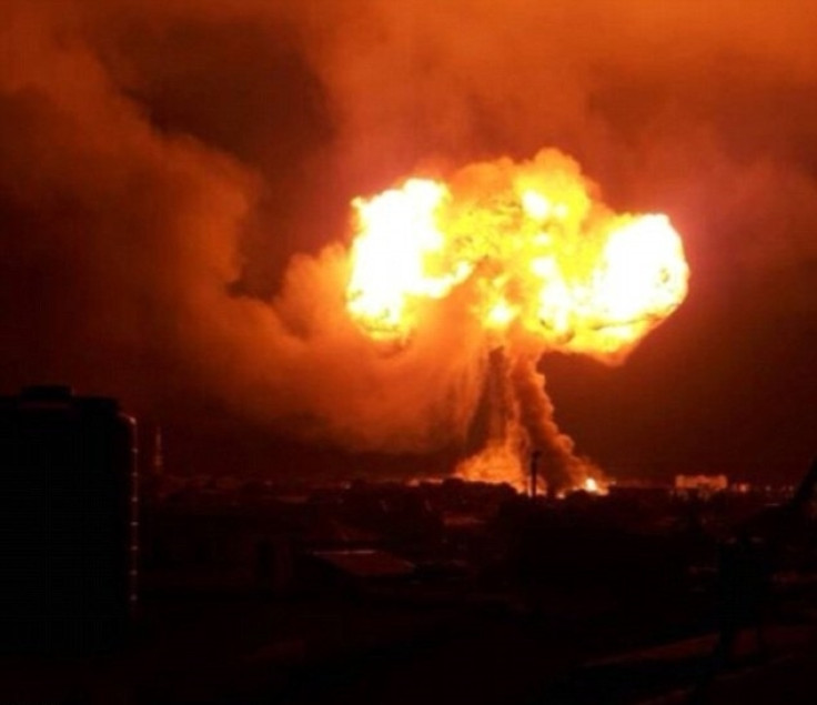 Gas explosion in Ghana