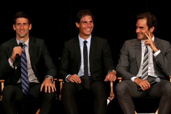 Djokovic, Nadal and Federer Djokovic, Nadal and Federer