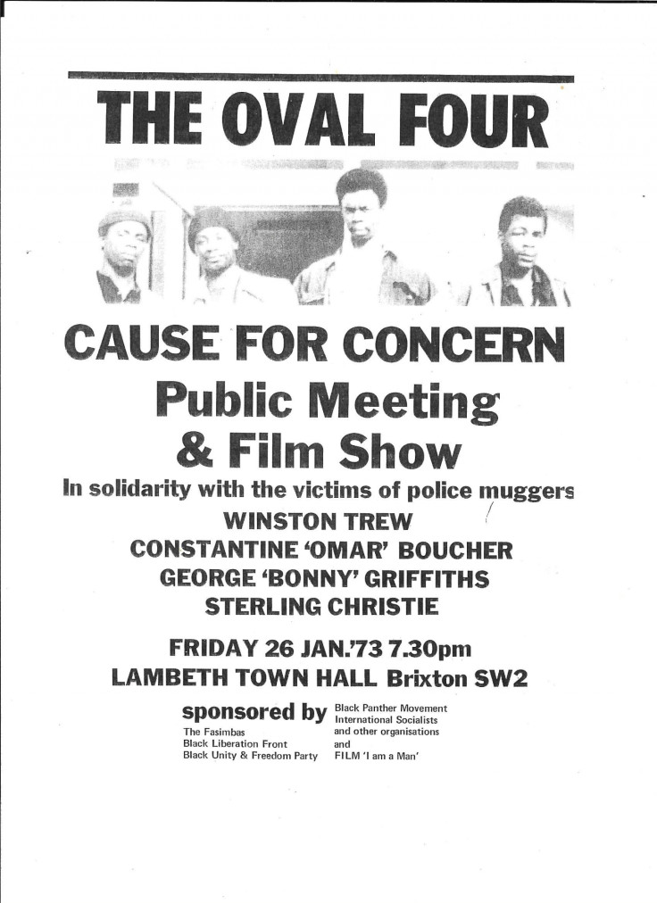 The Oval Four was one of a series of trials in the early 1970s involving young black men and Tube muggings that either collapsed or sentences heavily reduced on appeal 