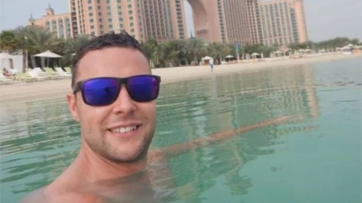 Brit tourist Jamie Harron is facing three years in jail in Dubai after accidentally touching a man’s hip in a bar
