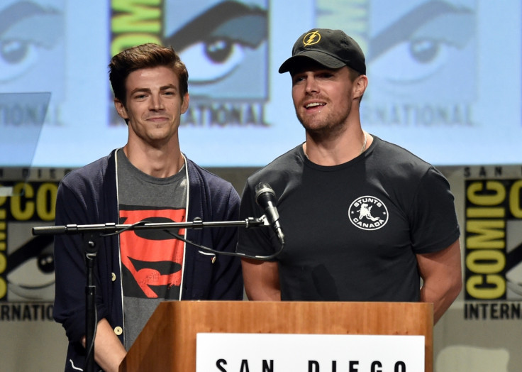 Grant Gustin Stephen Amell