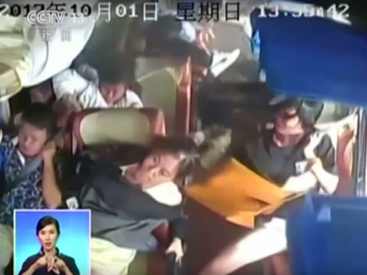 China CCTV bus crash
