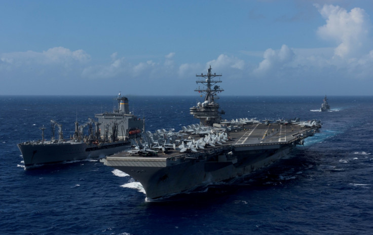 US aircraft carrier near Korean peninsula