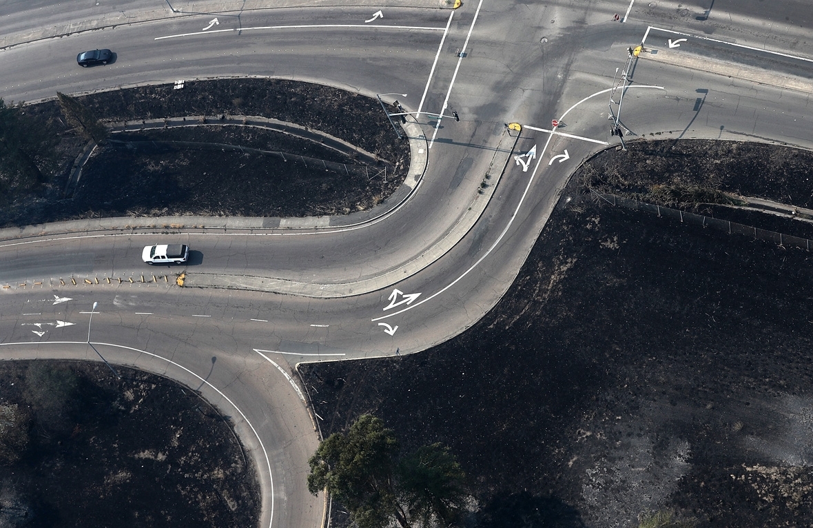 Santa Rosa aerial photos fire