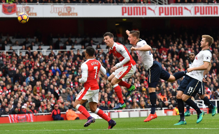 Laurent Koscielny and Alexis Sanchez