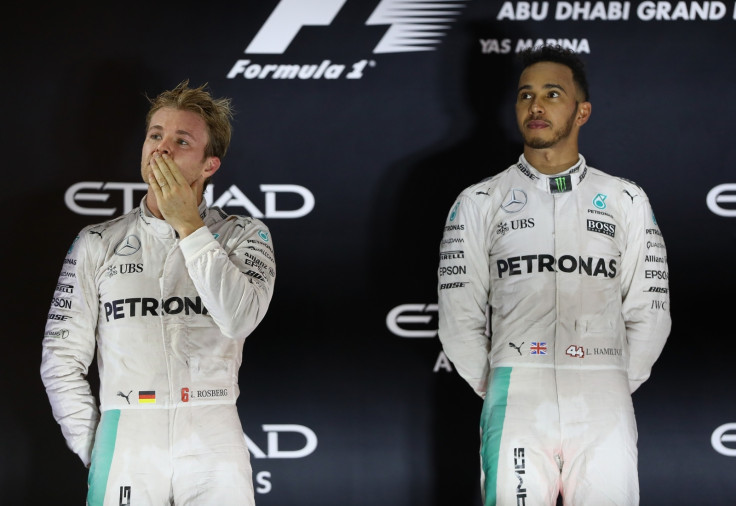 Nico Rosberg and Lewis Hamilton