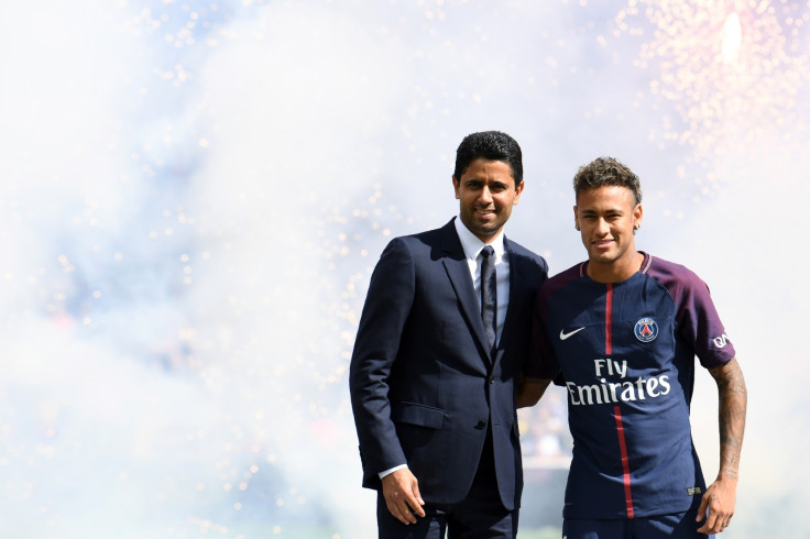 Nasser Al-Khelaifi and Neymar