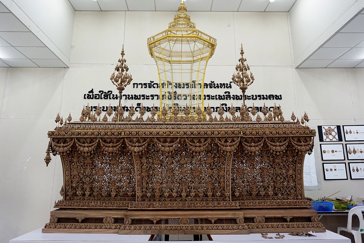 Thailand's elaborate golden cremation complex for King Bhumibol Adulyadej who died a year ago