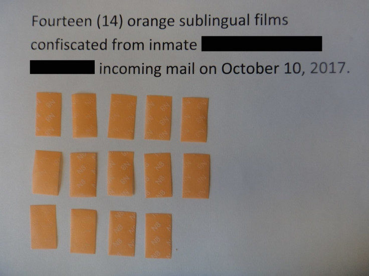 Strips of suboxone