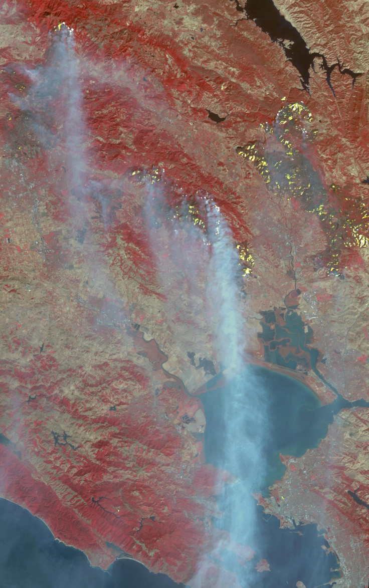 NASA California wildfire