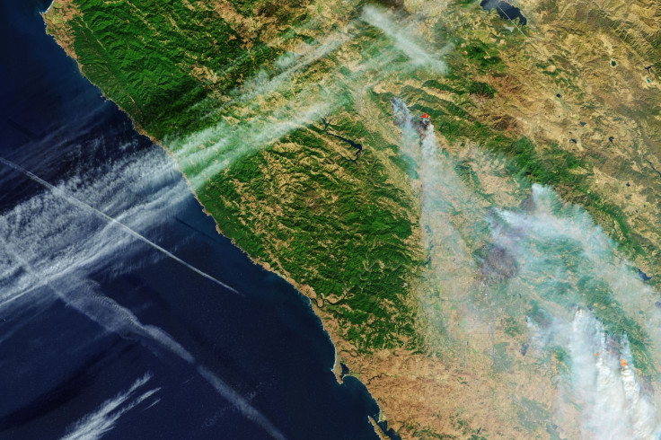 California Fire composite image