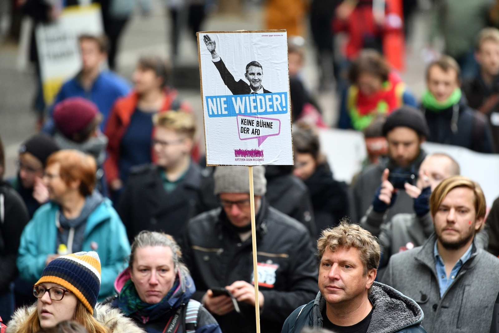 'Nazis out': Violence at Frankfurt Book Fair over far-right presence