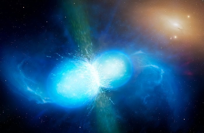 gravitational wave - two neutron stars merging