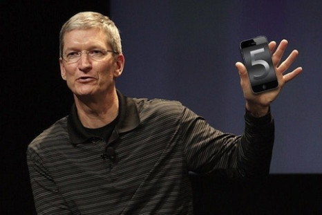 Tim Cook with the iPhone