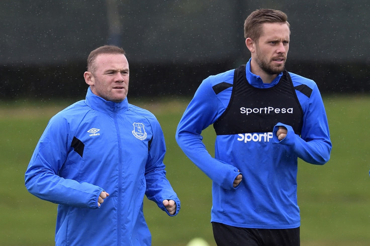 Wayne Rooney and Gylfi Sigurdsson