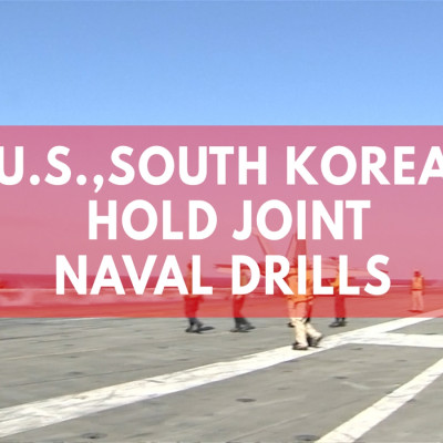 USS Ronald Reagan Takes Part In Joint Naval Drills With South Korea