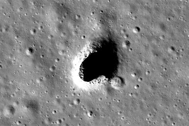 Lava tube on the moon