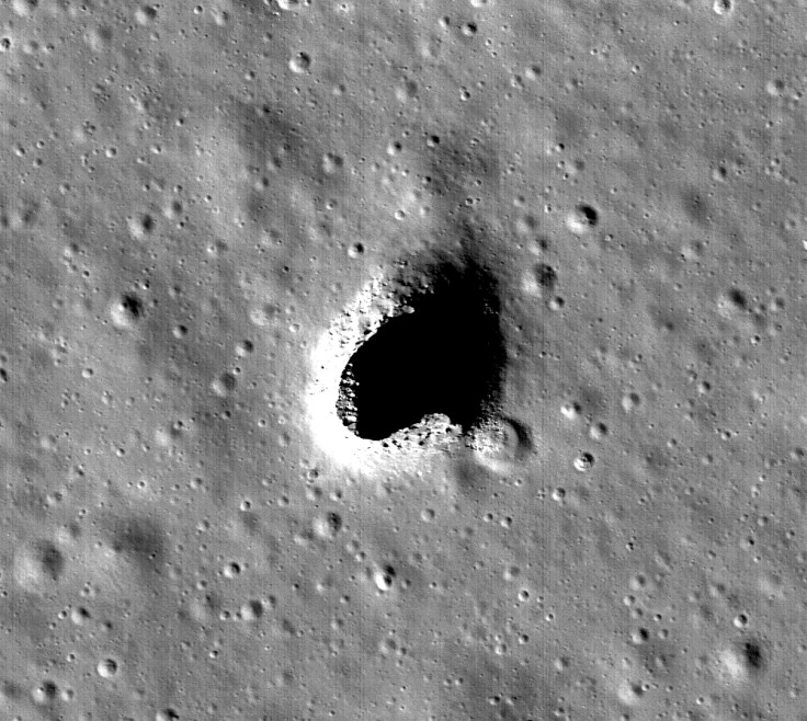 Lava tube on the moon