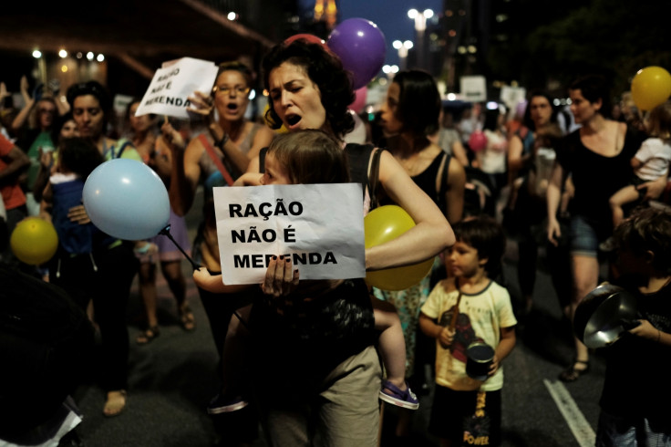 Sao Paulo food protest
