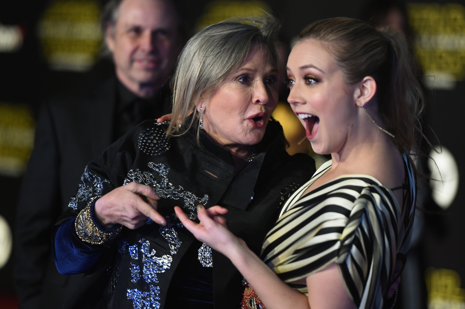 Carrie Fisher and Billie Lourd Carrie Fisher and Billie Lourd