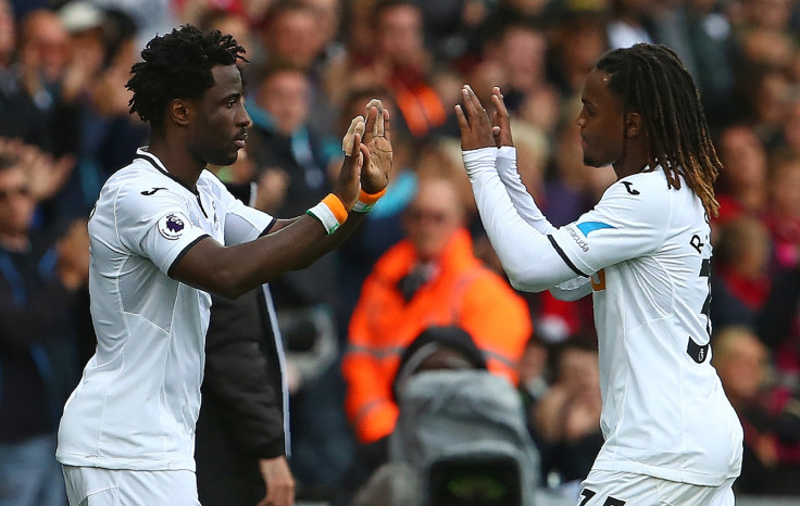 Wilfried Bony and Renato Sanches