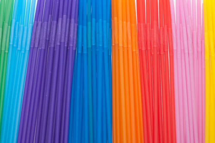 Multicoloured straws 