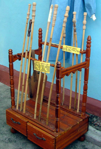 Rotan caning