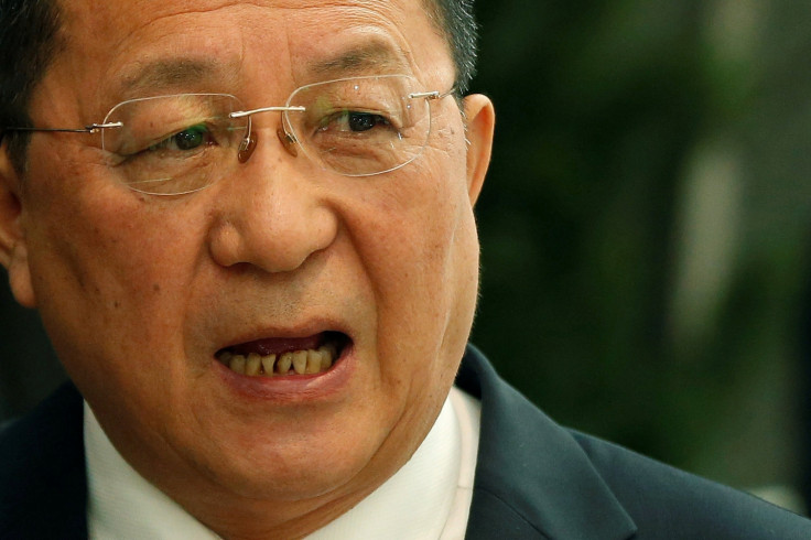 North Korean Foreign Minister Ri Yong-ho,