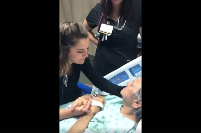 Video Of Nurse Singing To A Dying Patient Her Favourite Song Goes Viral 