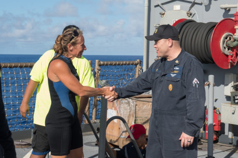 US mariner Jennifer Appel rescued