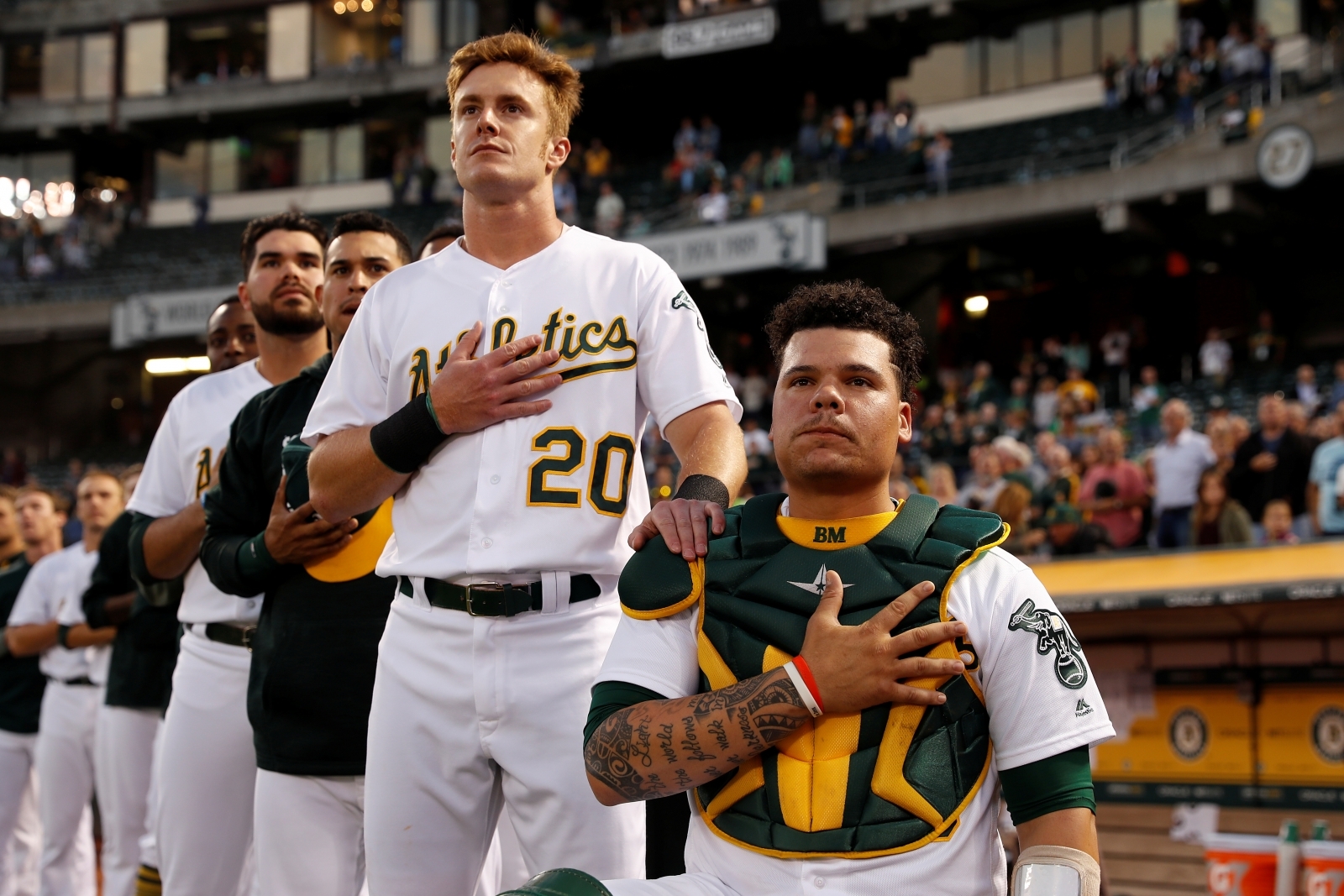 Oakland Athletics catcher Bruce Maxwell arrested for aggravated assault ...