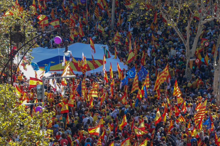 barca protests catalan 1