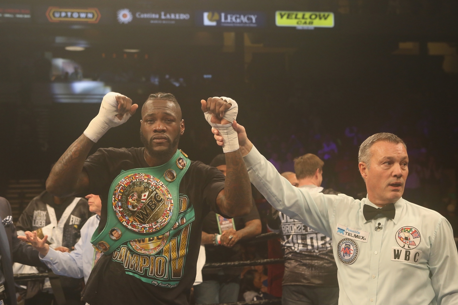 'I Declare War': Deontay Wilder Warns Anthony Joshua Over Heavyweight ...