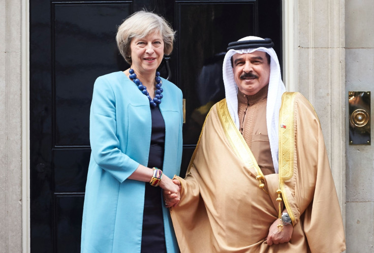 King Hamad of Bahrain Theresa May