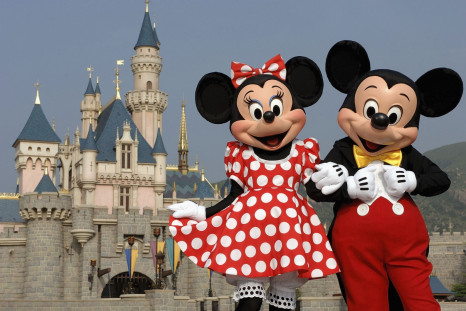 Minnie and Mickey at Disneyland