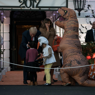 Donald and Melania Trump Halloween