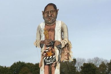 Harvey Weinstein effigy 