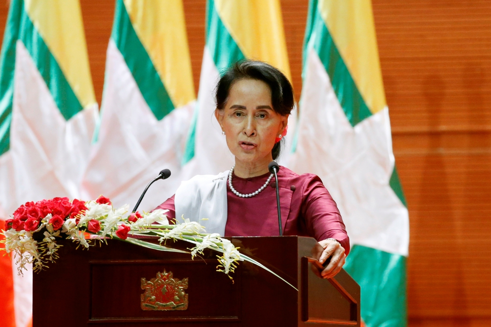 Myanmar's Suu Kyi Makes First Visit To Violence-hit Rakhine State Amid ...