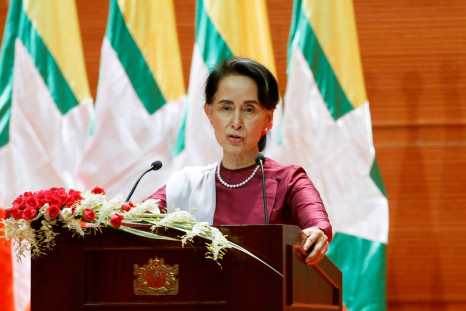 Myanmar State Counselor Aung San Suu Kyi