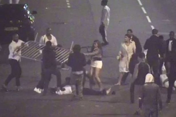 The court was told the scene resembled a scene from a “western movie” as rival clubbers fought pitched battles outside club The court was told the scene resembled a scene from a “western movie” as rival clubbers fought pitched battles outside club