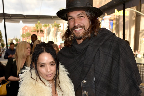 Lisa Bonet (L) and Jason Momoa