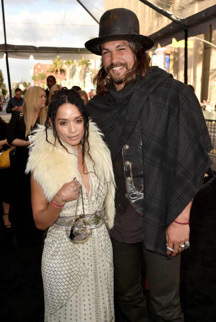 Lisa Bonet (L) and Jason Momoa 