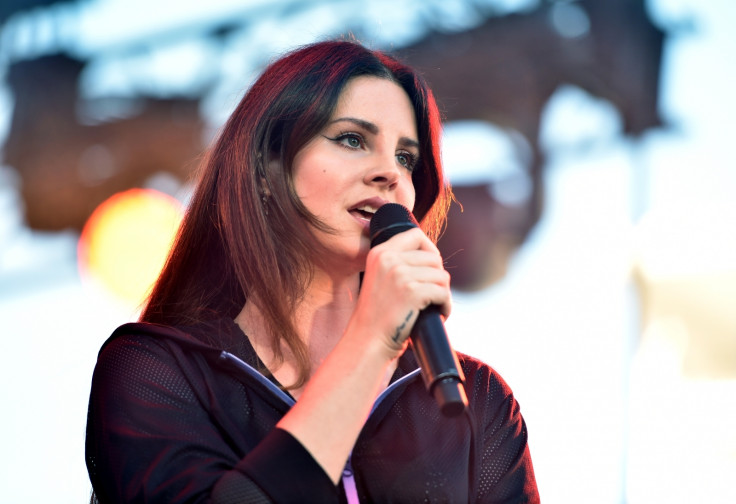 Lana del Rey performing 