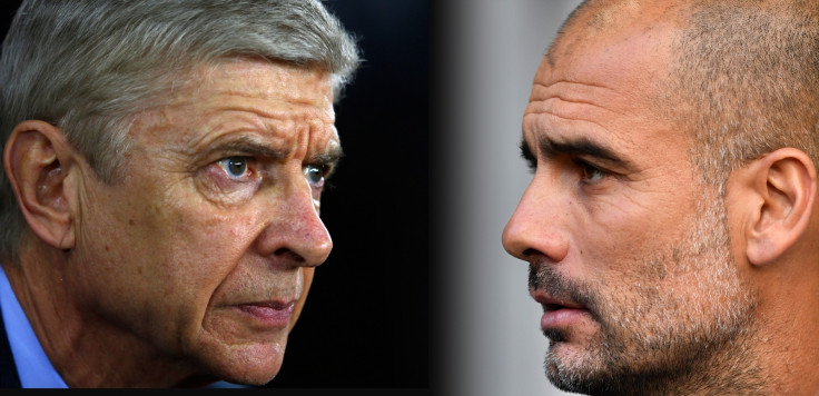 Arsene Wenger and Pep Guardiola