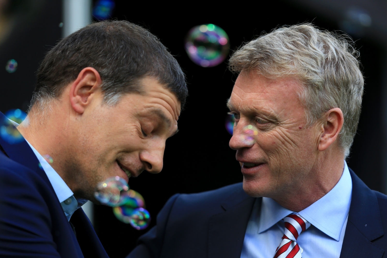 Image result for photos of Slaven bilic and David Moyes