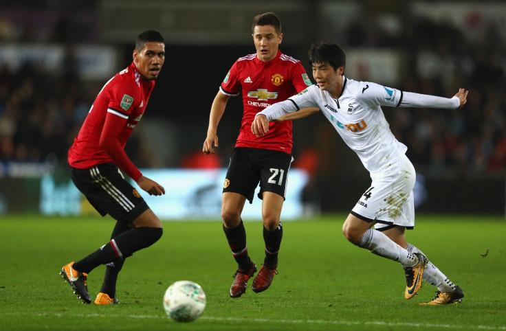 Chris Smalling and Ander Herrera